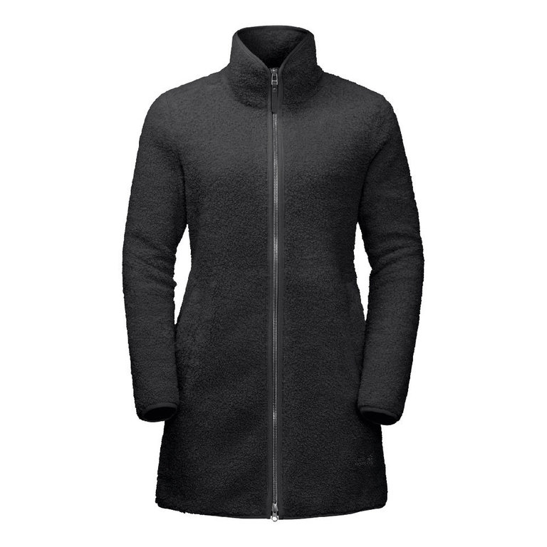 (Phantom) Jack Wolfskin Coat Curl Women\'s Fleece Jacket High