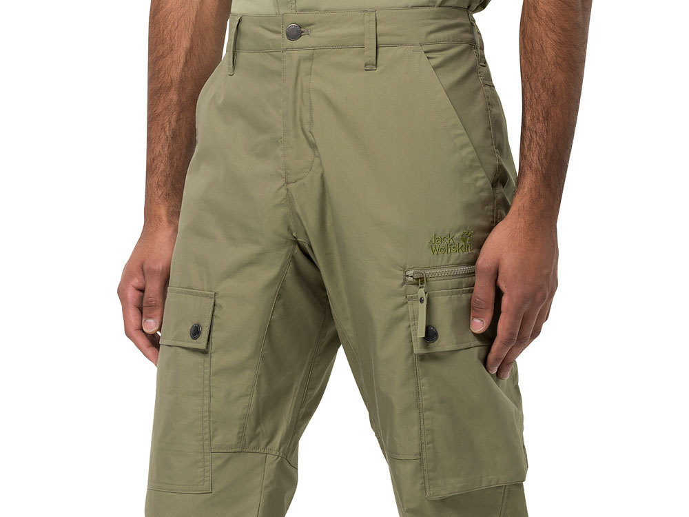 Jack Wolfskin Lakeside Pants (Khaki) Pants Men\'s Safari