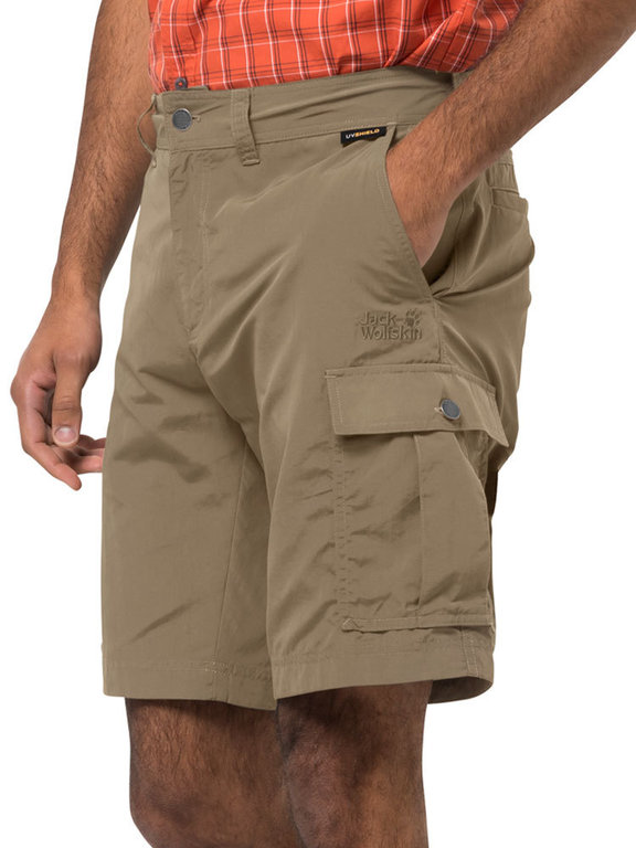 (Sand Men\'s Cargo Shorts Nylon Shorts Wolfskin Canyon Jack Supplex Dune)
