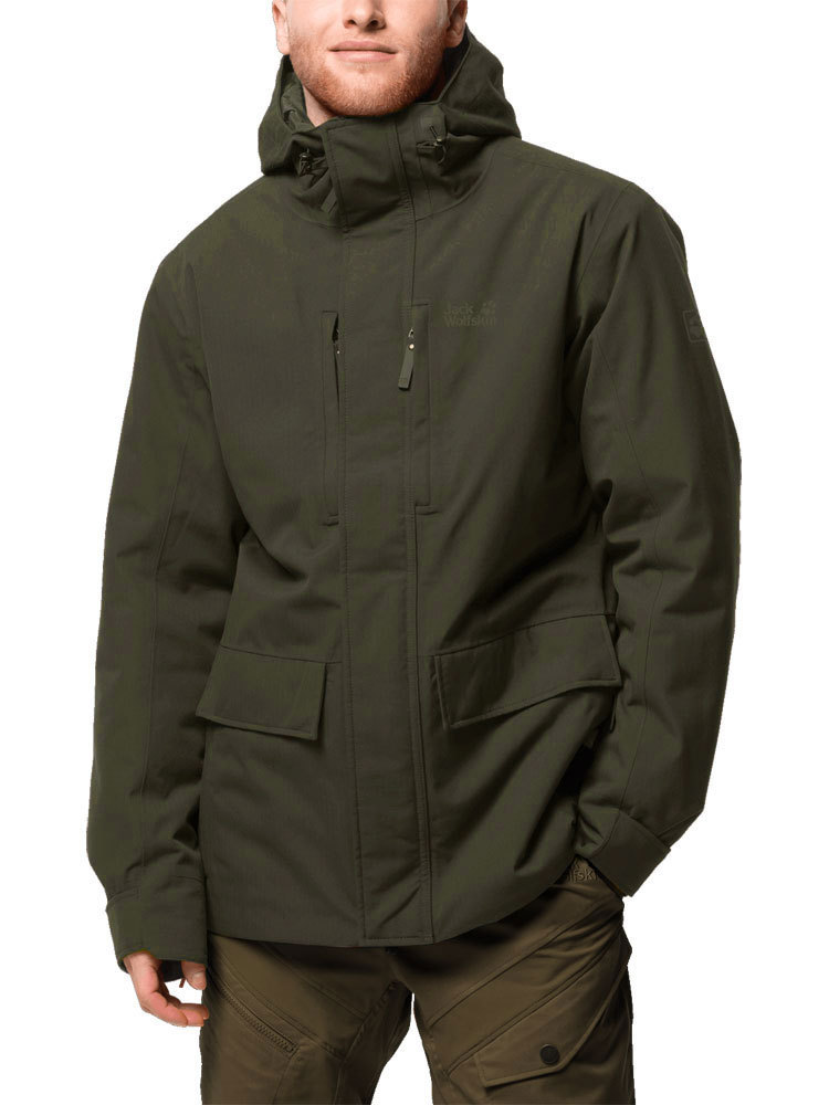 Green) West Jacket Insulating Winterjacket (Bonsai Coast Jack Wolfskin Men\'s