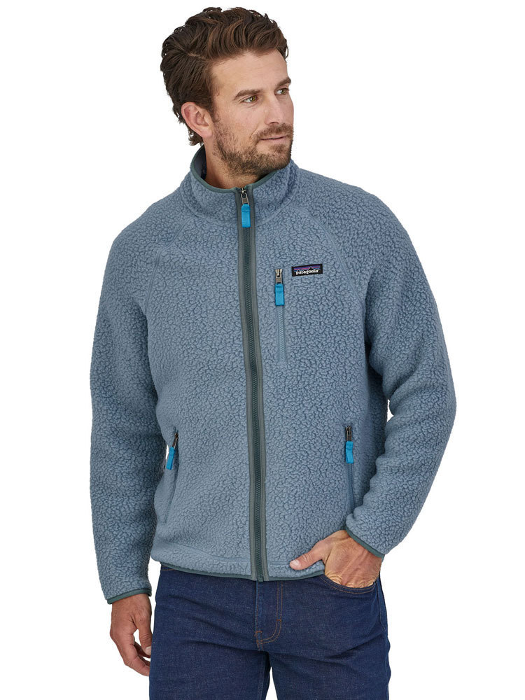 Patagonia RETRO PILE - Fleece jacket - salt grey/light plume grey/grey 