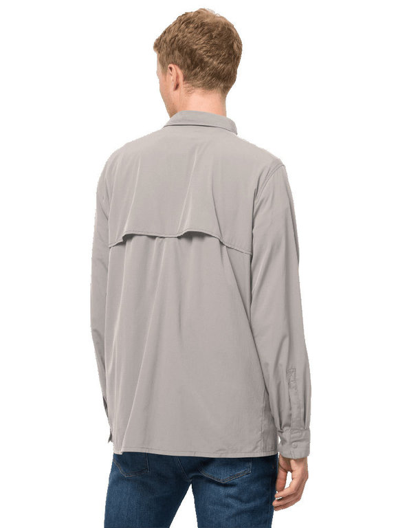 Shirt (Ash Men\'s Atacama Shirt Grey) Wolfskin Jack Vent