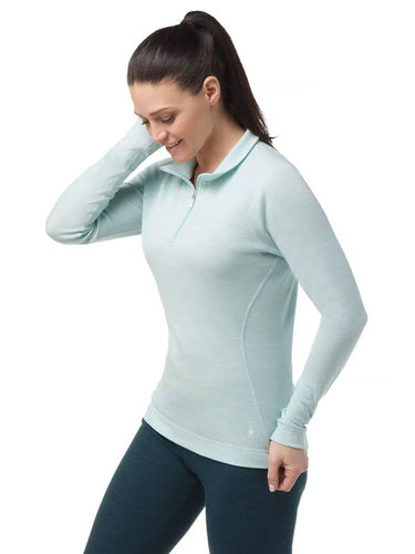 Avamo Ladies Basic Fleece Lined Undershirt Winter Stretchy Thermal Tops  Nude Color XL 